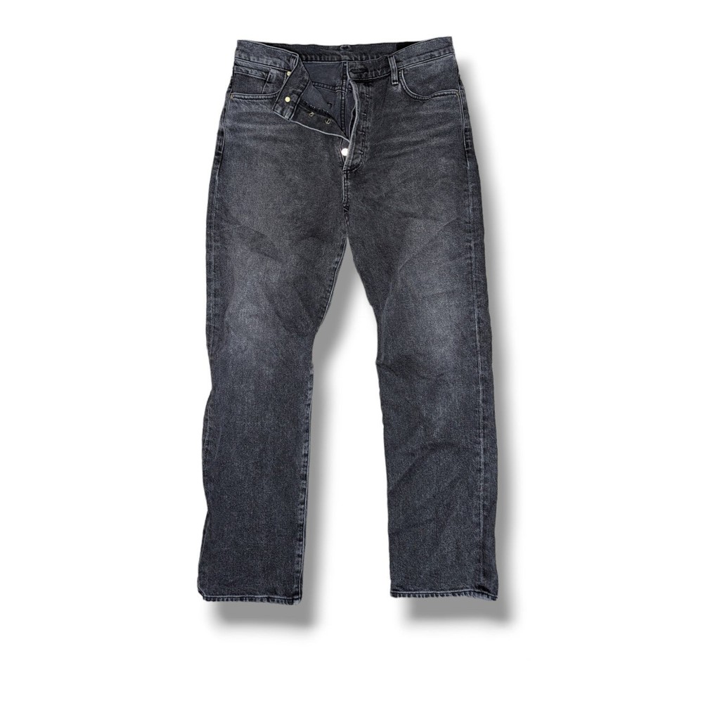 GOLDSIGN Black Denim Button-fly Jeans - size 30